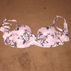 H&M floral bikini top